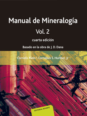 cover image of Manual de mineralogía. Volumen 2